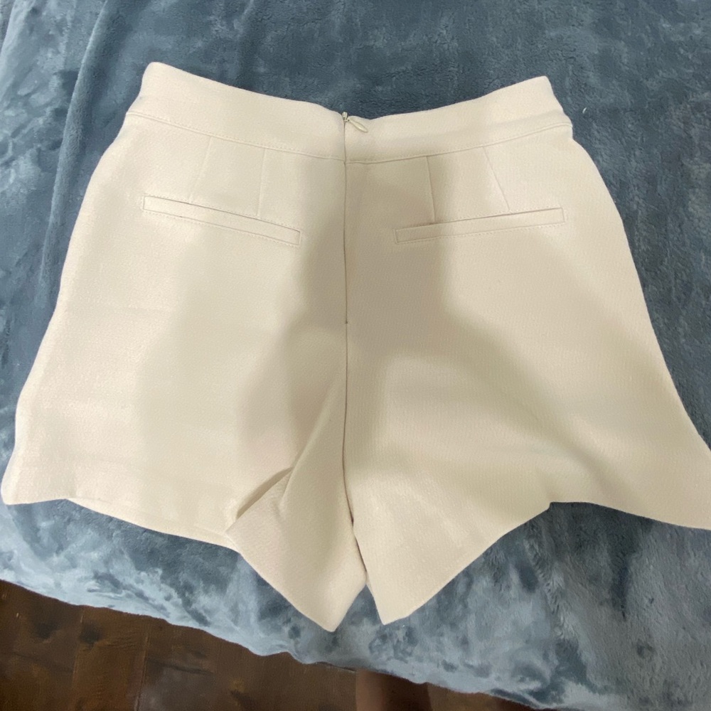Cream shorts